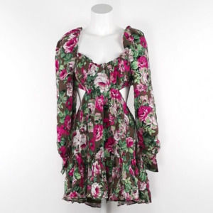NWT LPA Womens Dress Size:S Pink Green
